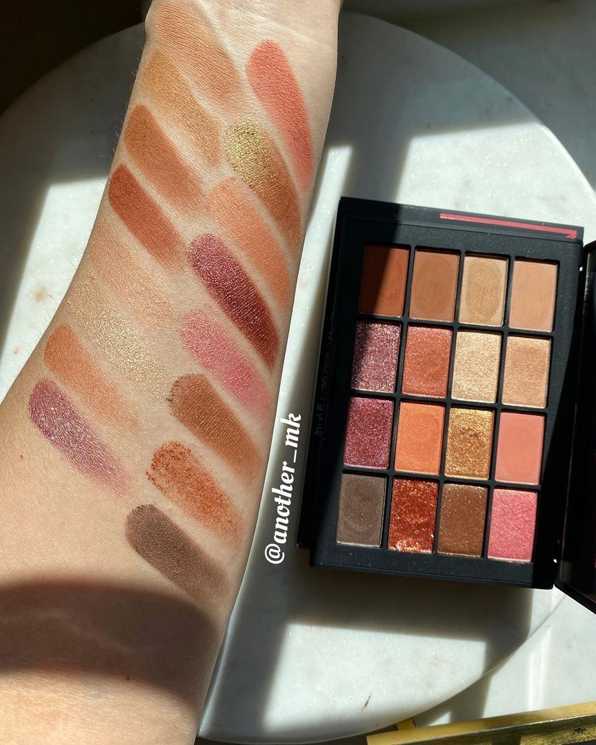 NARS Unrated Eyeshadow Palette Summer 2022 - Swatches