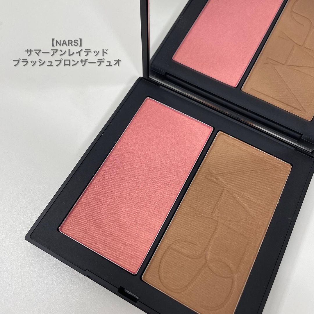 NARS Unrated Blush & Bronzer Duo Summer 2022 - Swatches