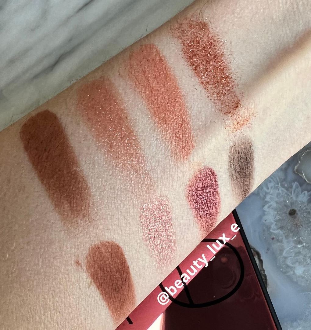 NARS Unrated Eyeshadow Palette Summer 2022 - Swatches