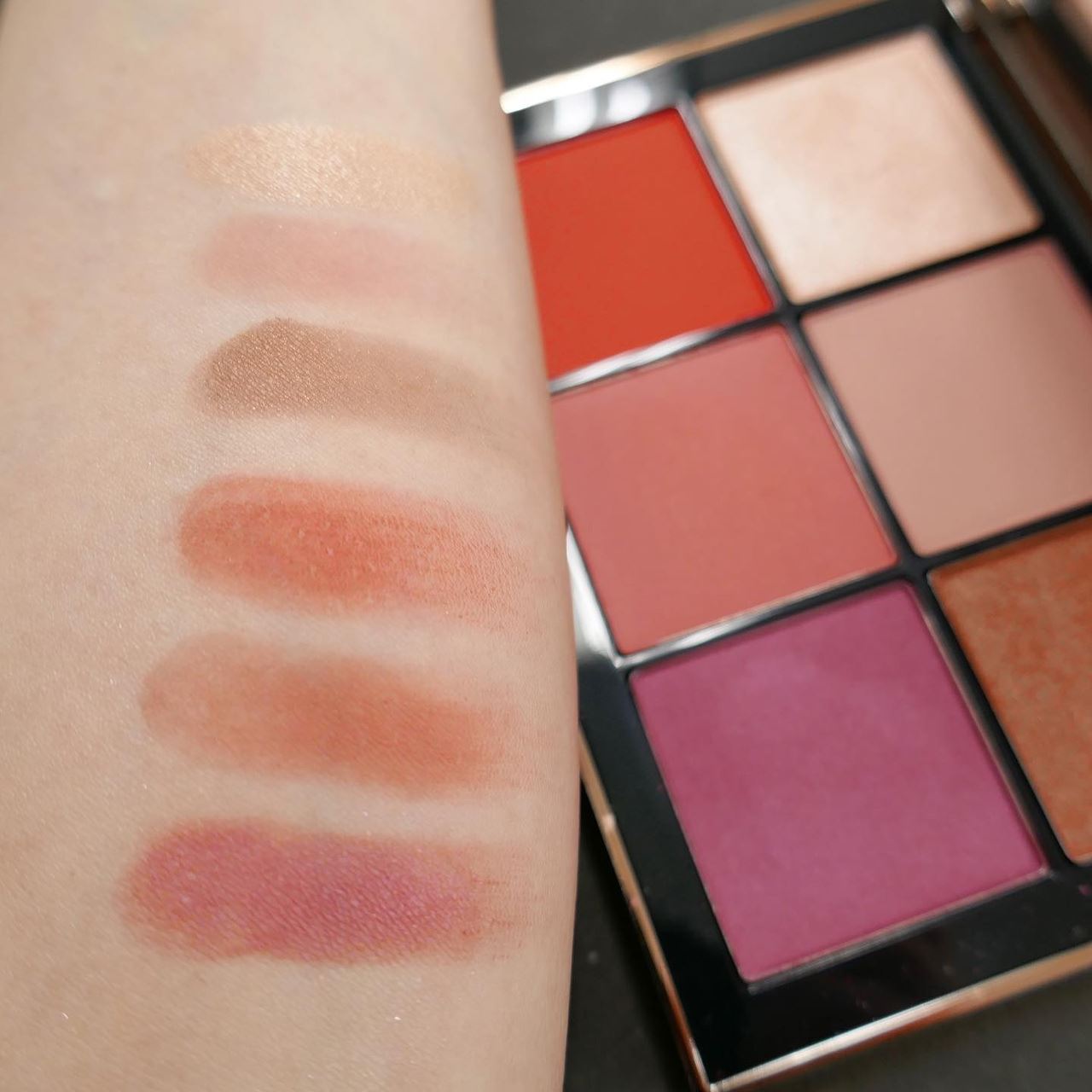 NARS Afterglow Cheek Palette Summer 2022 - Swatches